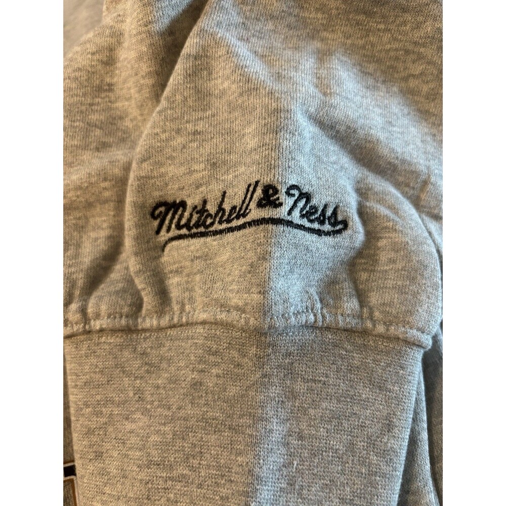 Mitchell & Ness Heather Gray New Orleans Saints Big & Tall Sweatshirt 4X NWT - Picture 5 of 11